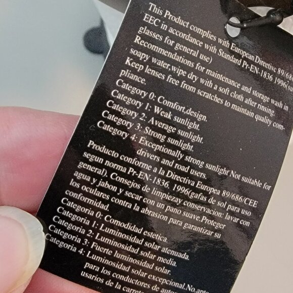 Brown Tortoise Shell Color Plastic Sunglasses w Rhinestone Details - Picture 7 of 9